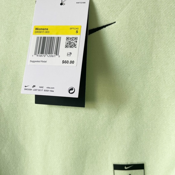 Neon Nike Cropped Sweater - Picture 3 of 3